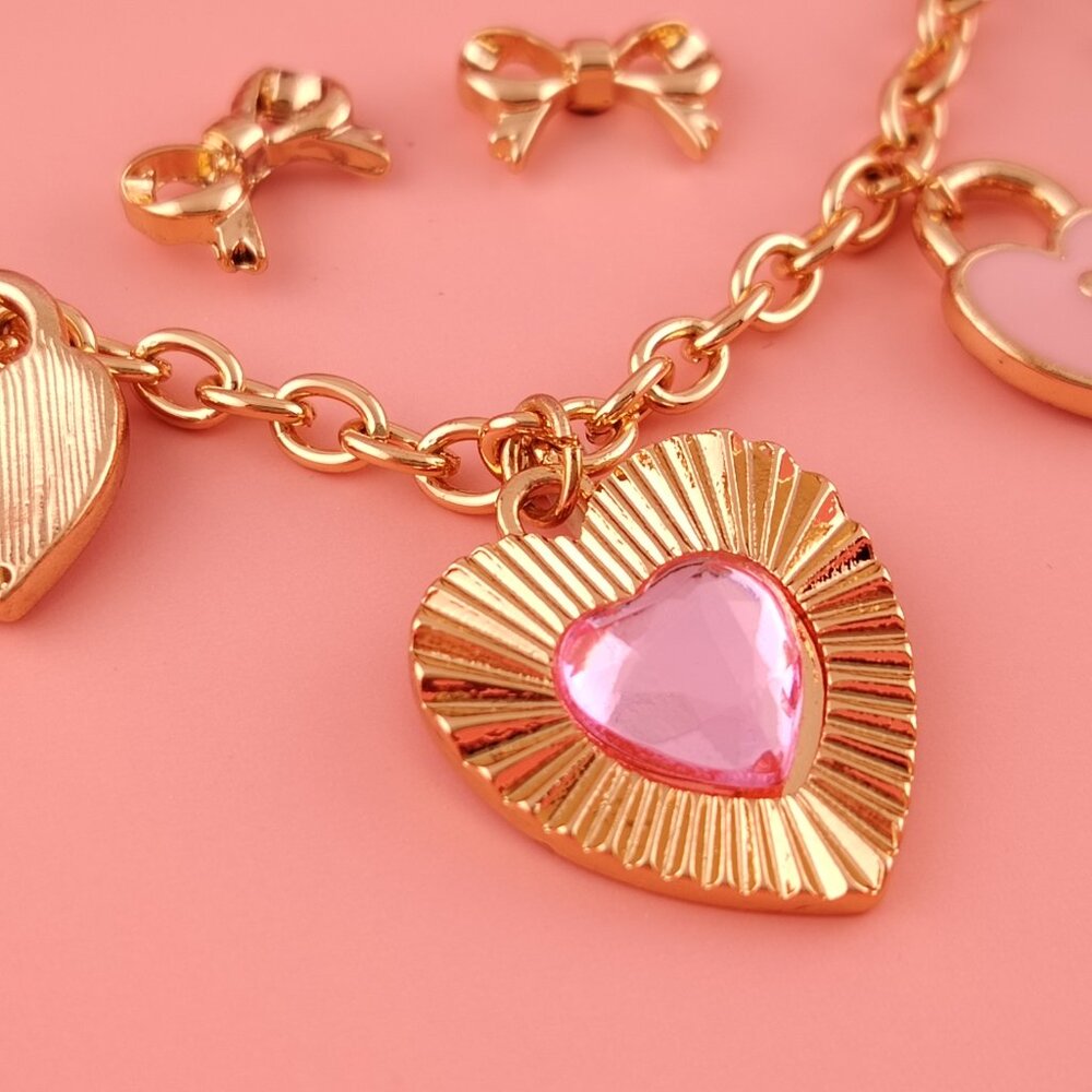 Juicy Couture Charm Necklace Earring Set - Picture 4 of 7